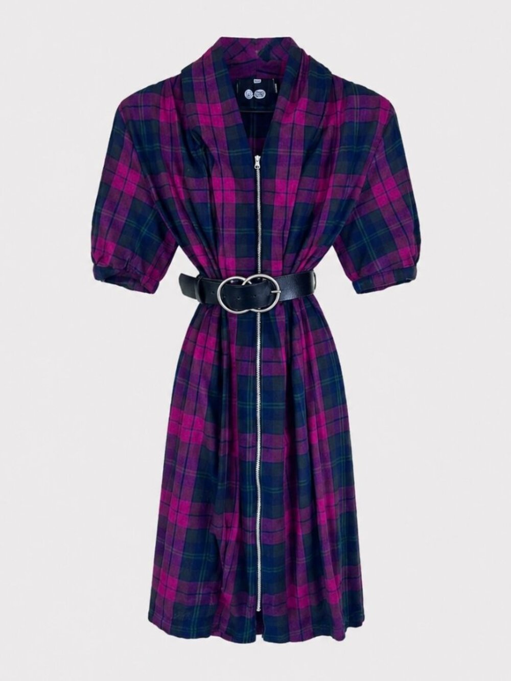 Vintage 2000's Cheap Monday Plaid Dress